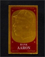 1965 Topps Gold Embossed #59 Hank Aaron