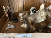 Porcelain dogs