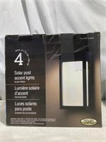 Solar Post 4-pack Accent Lights
