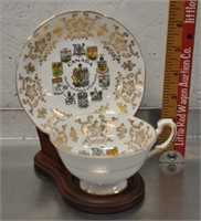 Paragon Canada Coat of Arms cup, saucer