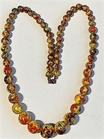 Multicoloour Graduated Beads Necklace