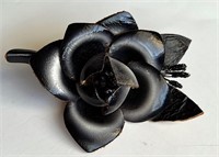Leather Pressed Broach