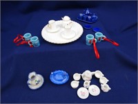 Miniature Tea sets & Hen Dish