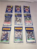 1989 Score Baseball Cards Rack Pack LOT of 3