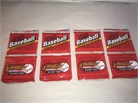 1993 Topps Baseball Card Pack LOT of 4