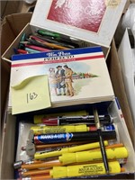 PENS,PENCILS AND MORE LOT