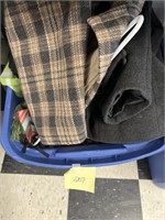 WINTER COATS AND SCARVES LOT (TOTE NOT INCLUDED)