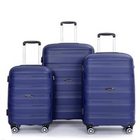E9169  Travelhouse 3 Piece Hardside Luggage Set, N