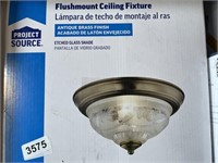 PROJECT SOURCE FLUSHMOUNT CEILING FIXTURE