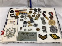 Military Pins, Buttons, Ribbons & more