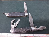 2 old utility knives