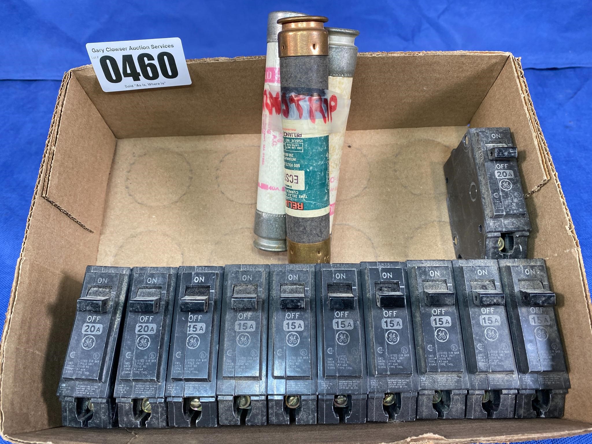Fuses & 8-15 Amp/3-20 Amp Electrical Breakers
