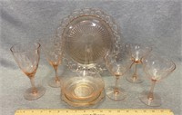 Pink Depression Glass and Other NOTES