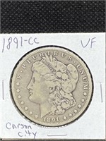 1891-CC MORGAN DOLLAR