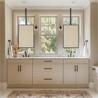 TEHOME Ceiling Mount mirrors for bathrooms Suspend