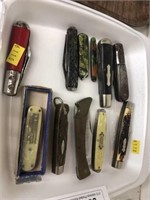(11) Various Pocket Knives