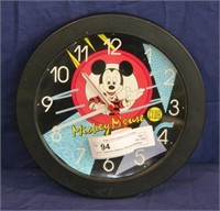 9.75" Diameter Battery Operated Mickey Mouse Clock