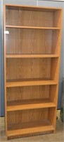 5 Tier Wood Book Shelf 30" x 12" x 72"