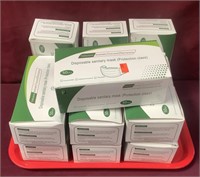 Ten Boxes Of 50 Count Disposable Sanitary Masks