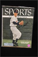 Herb score autographed sports illustrated 1955