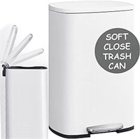 Homie 13 Gallon Kitchen Trash Can Soft Close With