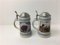 Western Motif Beer Stein