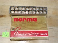 6.5x55 Fired Norma Brass 20ct