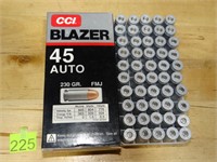 45 Auto 130gr CCI Rnds 50ct