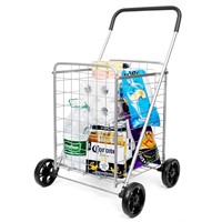 supenice Grocery Utility Shopping Cart - Deluxe U