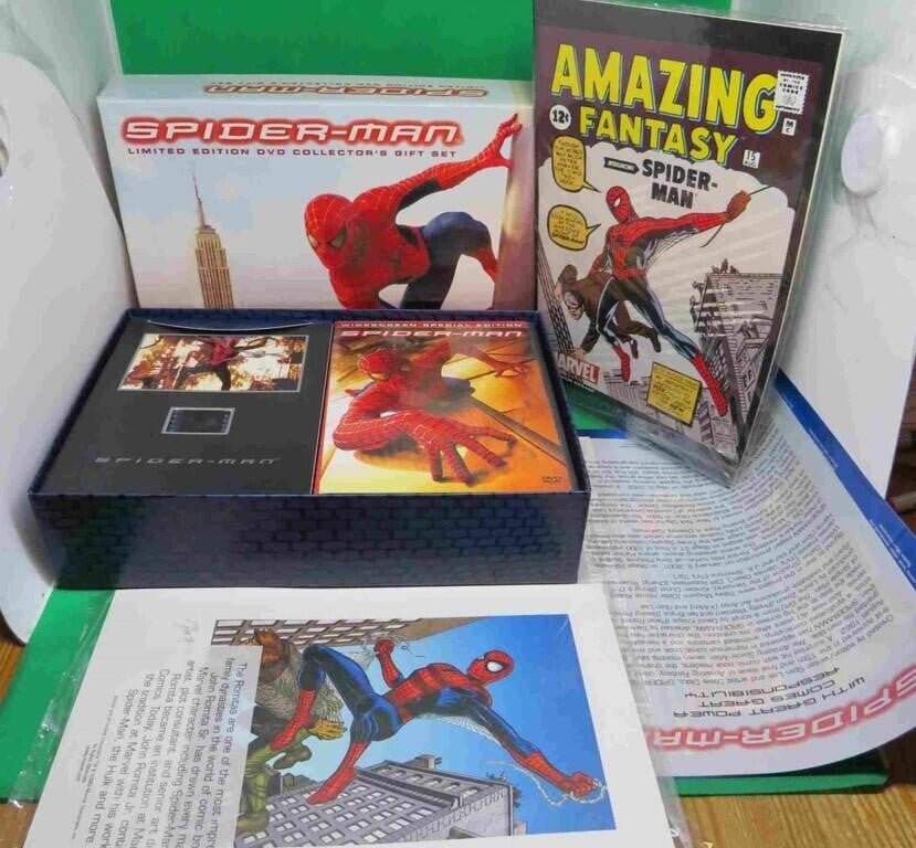 2002 Spider-Man Limited Edition DVD Gift Box Set