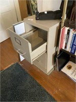 Two-Drawer Metal Filing Cabinet