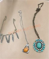 Vintage costume jewelry necklaces