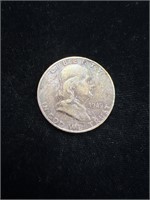 1949 D Benjamin Franklin Half Dollar