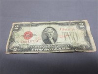 1928 $2 Bill Red Serial Numbers