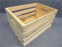 NEW Nice Solid Wood Crate