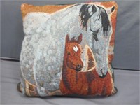 18x18" Horse Pillow