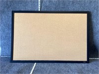 Quartet Cork Board with Black Frame