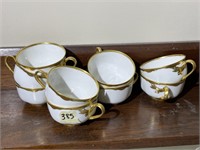 9 Haviland China Coffee Cups