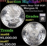 ***Auction Highlight*** 1880-s Morgan Dollar Near