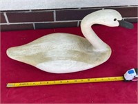 French Broad River Decoy Company Wooden Swan