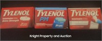 Tylenol Extra Strength, Tylenol PM, Tylenol Rapid