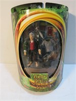 2001 LOTR Traveling Bilbo Action Figure MIB