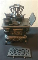 Miniature Crescent cast iron stove
