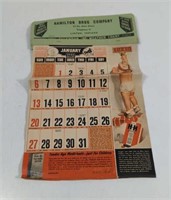 1946 Hamilton Drug Company All Months Calendar
