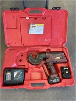 Battery operated Burndy crimping tool