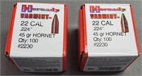200 ct. Hornady .22 Cal Bullets
