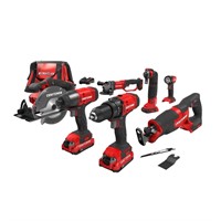 CRAFTSMAN V20 Cordless Drill Combo Kit, 7 Tool (CM