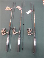 LOT OF 3 SHAKESPEARE UGLYSTICK FISHING COMBOS NEW