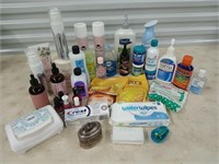 Asst lotions, body oils, teeth whitening gel,