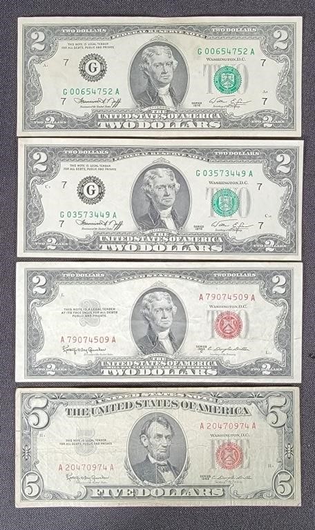 1953-76 Silver Certificates (4)